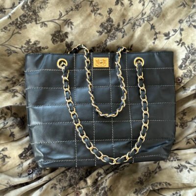CHANEL Black Vintage Tote Bag