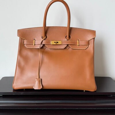 HERMES Gold Epsom Birkin 35 GHW