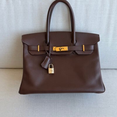 HERMES Havane Brown Epsom Birkin 30 GHW