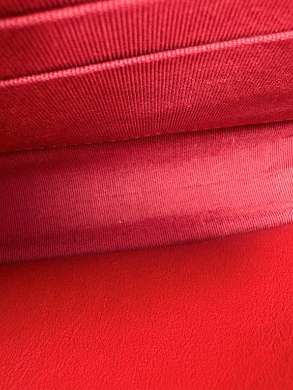 CHANEL Red Caviar Boy WOC GHW - Image 12