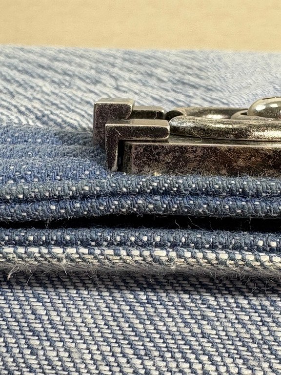CHANEL Blue Denim Boy Bag Medium RHW - Image 24