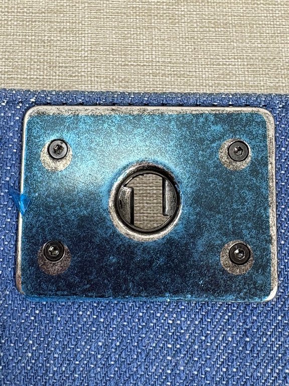 CHANEL Blue Denim Boy Bag Medium RHW - Image 26