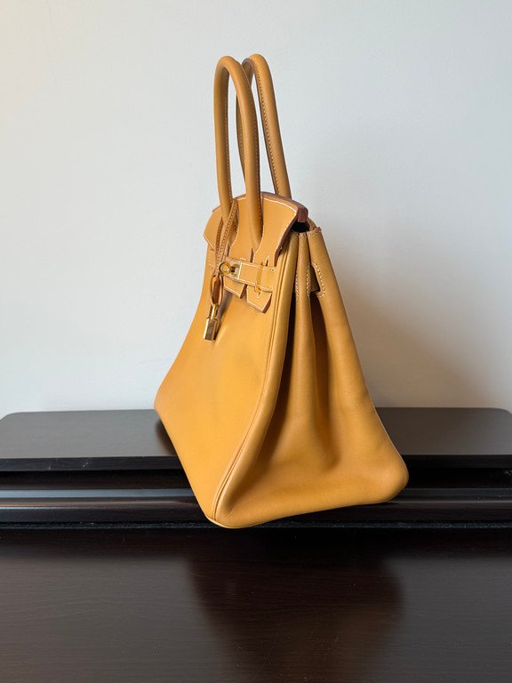 HERMES Naturelle Vache Leather Birkin 30 GHW - Image 2