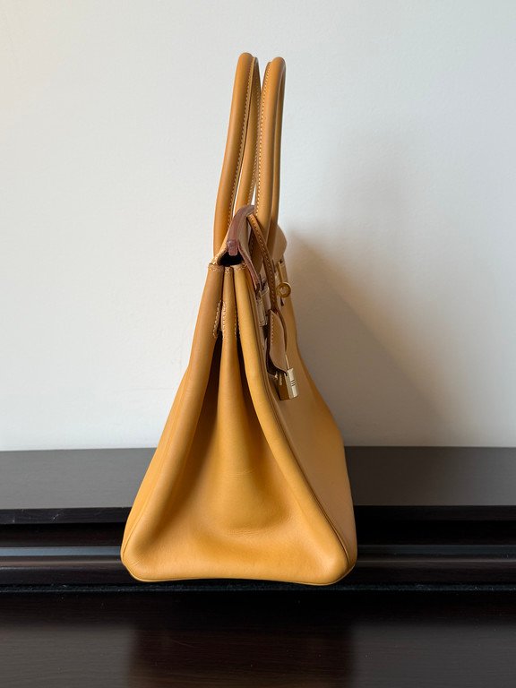 HERMES Naturelle Vache Leather Birkin 30 GHW - Image 18