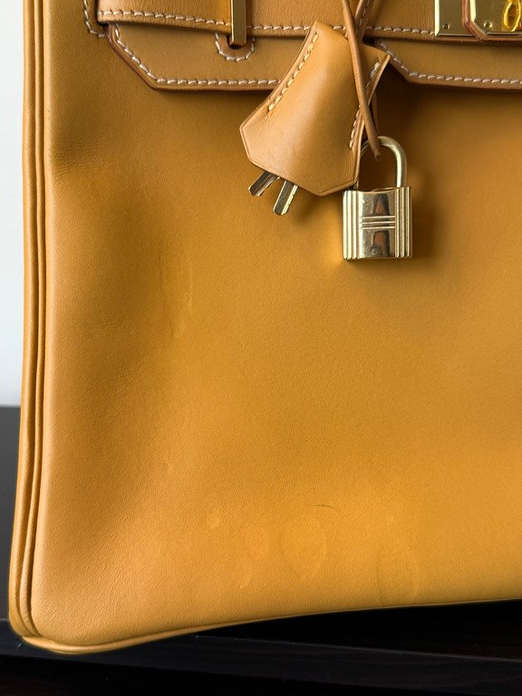HERMES Naturelle Vache Leather Birkin 30 GHW - Image 6