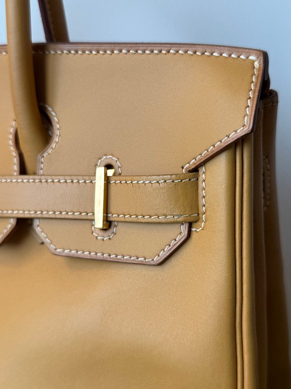 HERMES Naturelle Vache Leather Birkin 30 GHW - Image 20