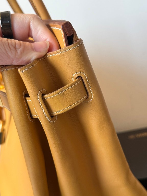 HERMES Naturelle Vache Leather Birkin 30 GHW - Image 15