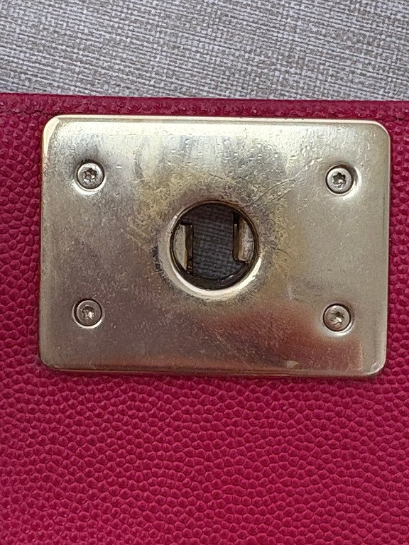 CHANEL Red Caviar Boy Bag Old Medium GHW - Image 22