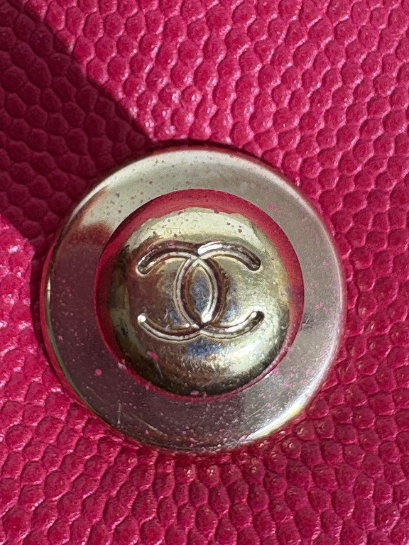 CHANEL Red Caviar Boy Bag Old Medium GHW - Image 25