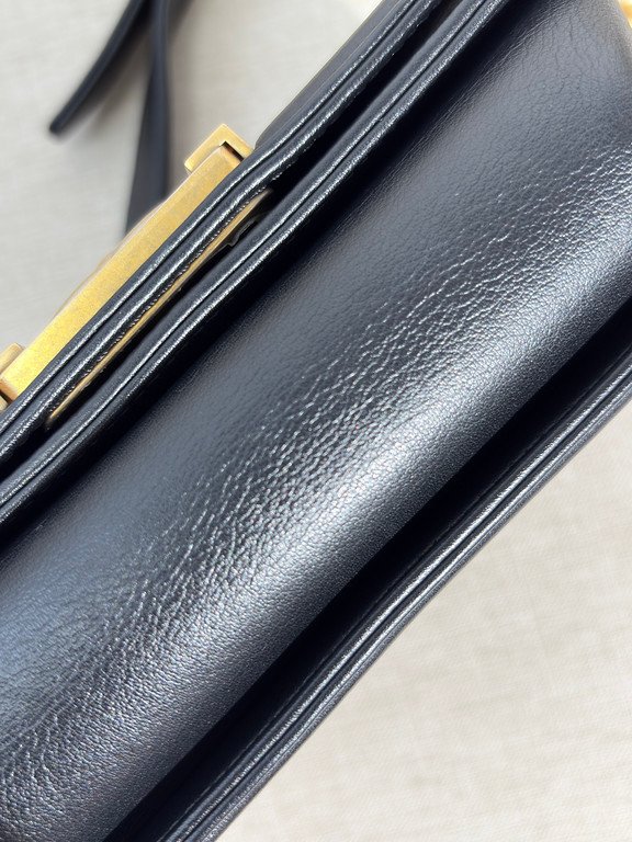 CHANEL Black Lambskin Boy Bag Small GHW - Image 10
