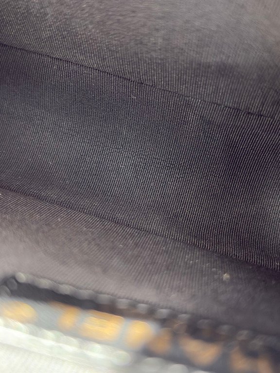 CHANEL Black Lambskin Boy Bag Old Medium GHW - Image 13
