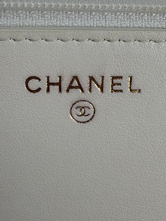 CHANEL White Caviar Boy WOC GHW - Image 24