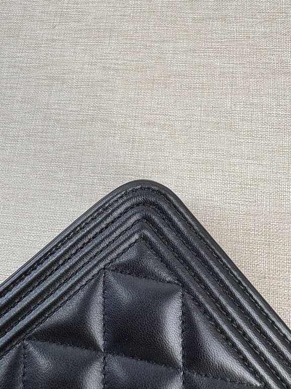CHANEL Black Lambskin Boy WOC GHW - Image 11
