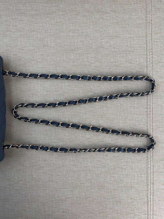 CHANEL Blue Caviar Classic Flap Mini SHW - Image 6