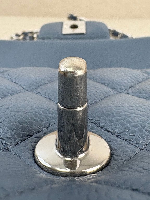 CHANEL Blue Caviar Classic Flap Mini SHW - Image 25