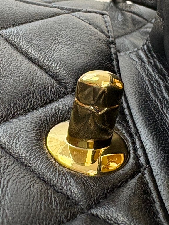CHANEL Black Lambskin Duma Backpack Medium GHW - Image 31