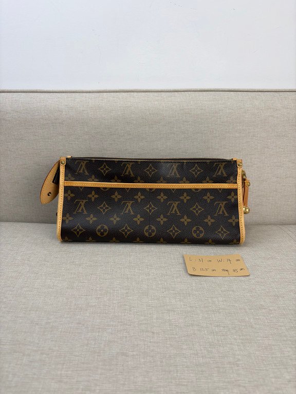 LOUIS VUITTON Brown Monogram Canvas Popincourt Long GHW - Image 15