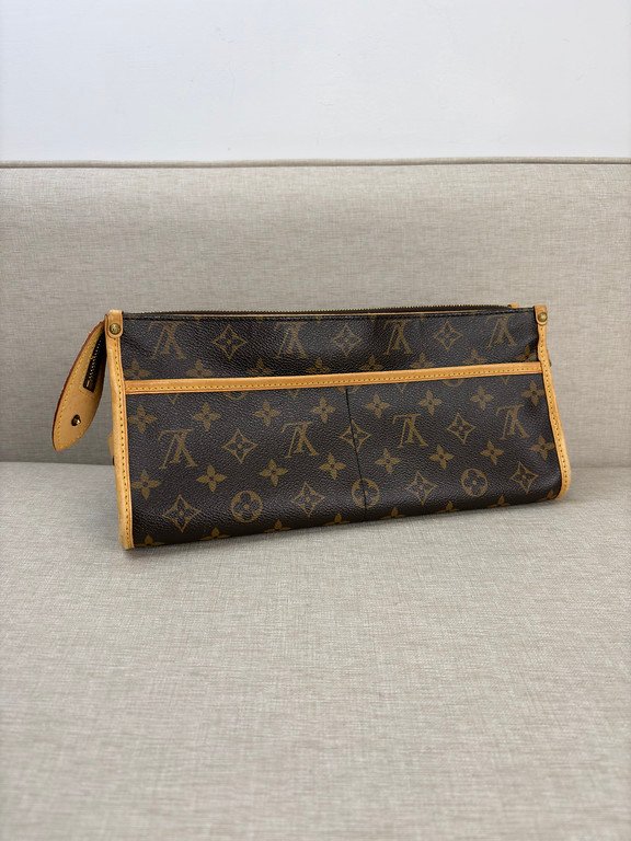 LOUIS VUITTON Brown Monogram Canvas Popincourt Long GHW - Image 2