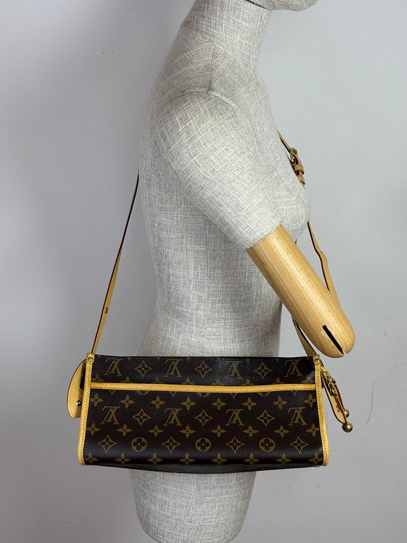 LOUIS VUITTON Brown Monogram Canvas Popincourt Long GHW - Image 13