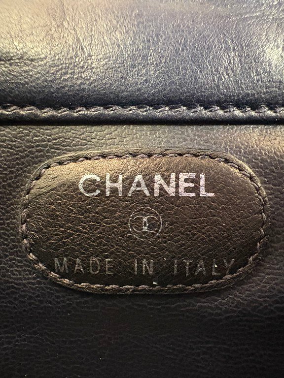 CHANEL Blue Denim CC Flap Wallet Small SHW - Image 13