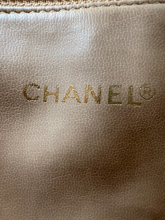 CHANEL Beige Lambskin Hobo Bag Large GHW - Image 25