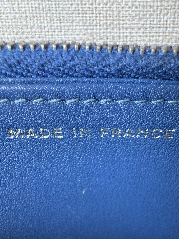 CHANEL Blue Alligator Wallet on Chain WOC SHW - Image 18