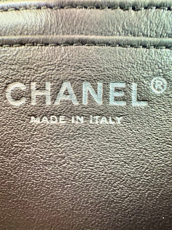 CHANEL Silver Grey Lambskin Classic Flap Mini Square SHW - Image 30