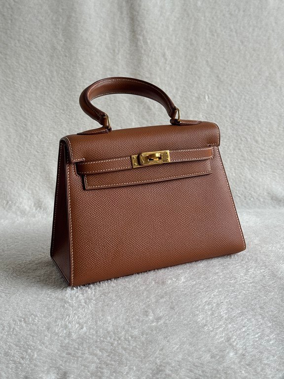 HERMES Gold Epsom Kelly Mini GHW - Image 5