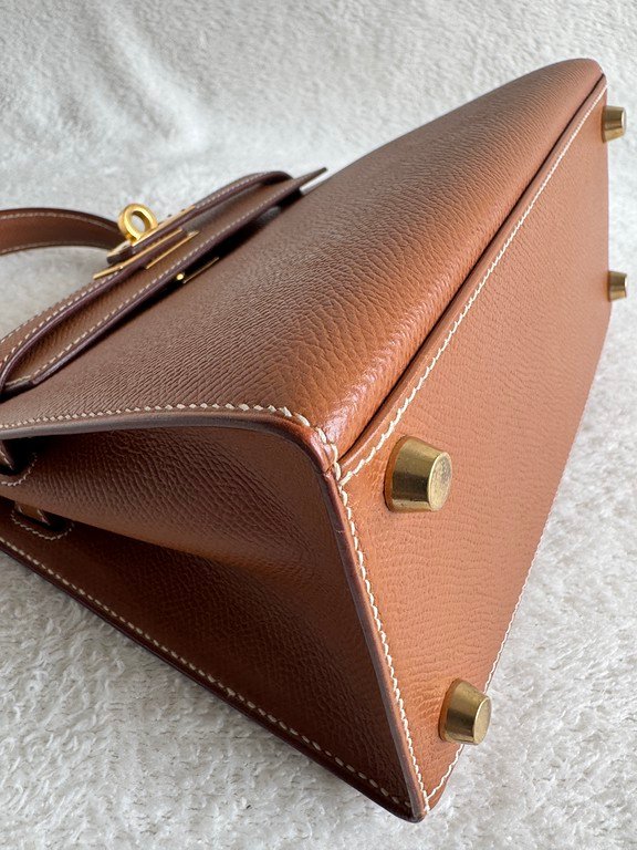 HERMES Gold Epsom Kelly Mini GHW - Image 8