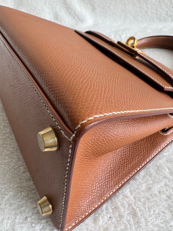 HERMES Gold Epsom Kelly Mini GHW - Image 9