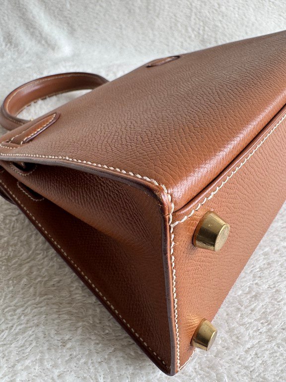 HERMES Gold Epsom Kelly Mini GHW - Image 11