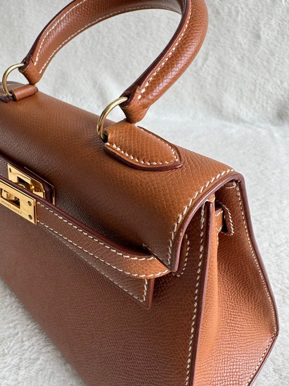 HERMES Gold Epsom Kelly Mini GHW - Image 13