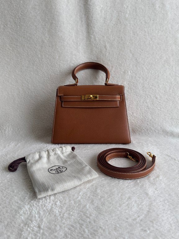 HERMES Gold Epsom Kelly Mini GHW
