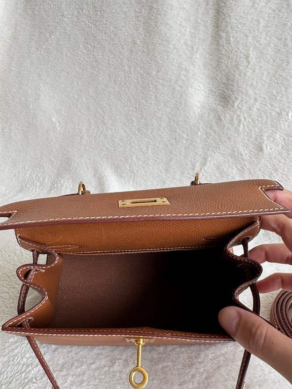 HERMES Gold Epsom Kelly Mini GHW - Image 30
