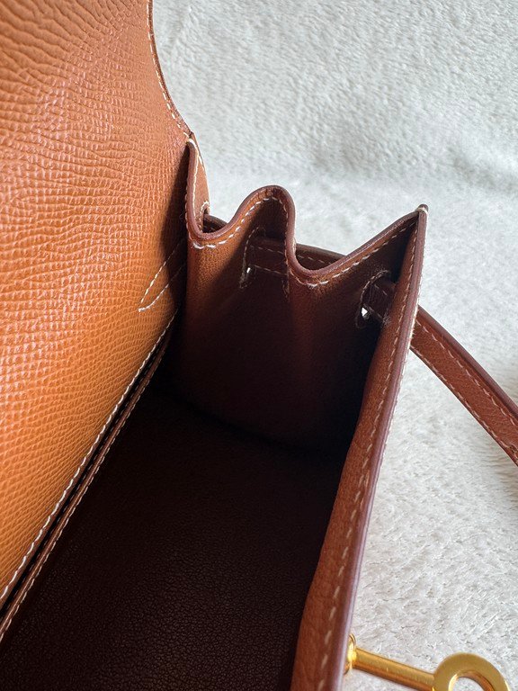 HERMES Gold Epsom Kelly Mini GHW - Image 24