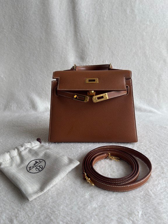 HERMES Gold Epsom Kelly Mini GHW - Image 26