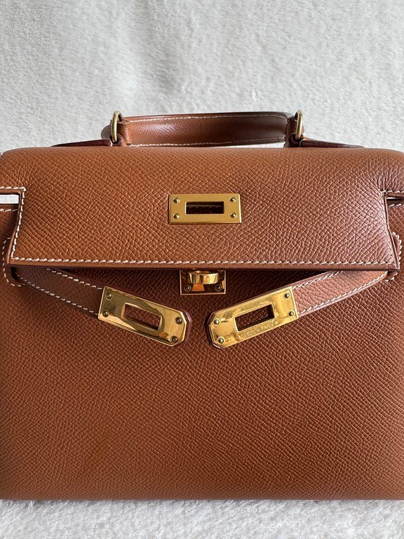 HERMES Gold Epsom Kelly Mini GHW - Image 31