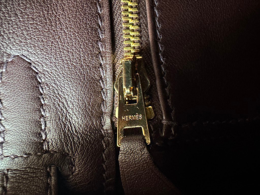 HERMES Rouge Swift Leather Kelly 25 GHW - Image 26