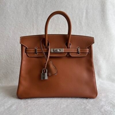 HERMES Gold Epsom Birkin 25 GHW