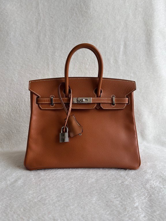 HERMES Gold Epsom Birkin 25 GHW