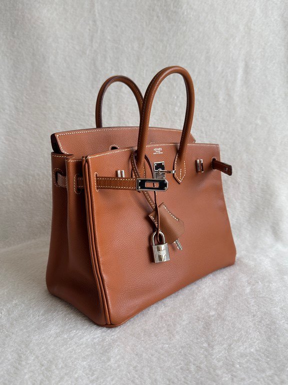 HERMES Gold Epsom Birkin 25 GHW - Image 11