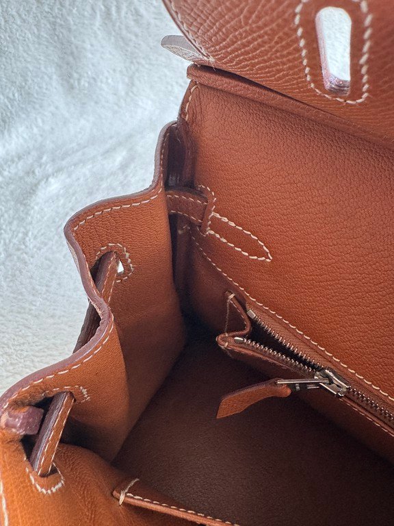 HERMES Gold Epsom Birkin 25 GHW - Image 14