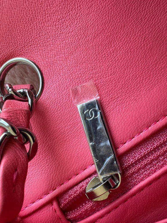 CHANEL Pink Lambskin Classic Flap Mini SHW - Image 23