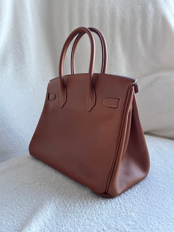 HERMES Gold Epsom Birkin 30 SHW - Image 19