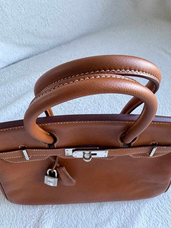 HERMES Gold Epsom Birkin 30 SHW - Image 21