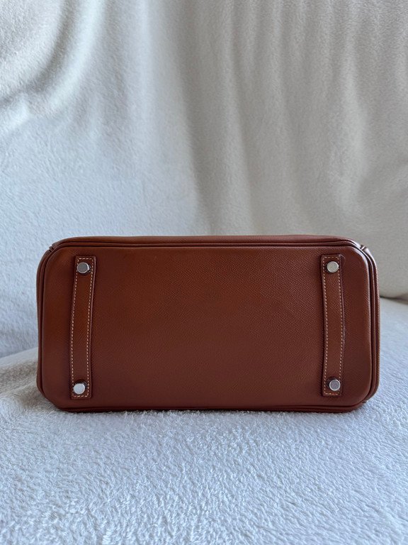 HERMES Gold Epsom Birkin 30 SHW - Image 8