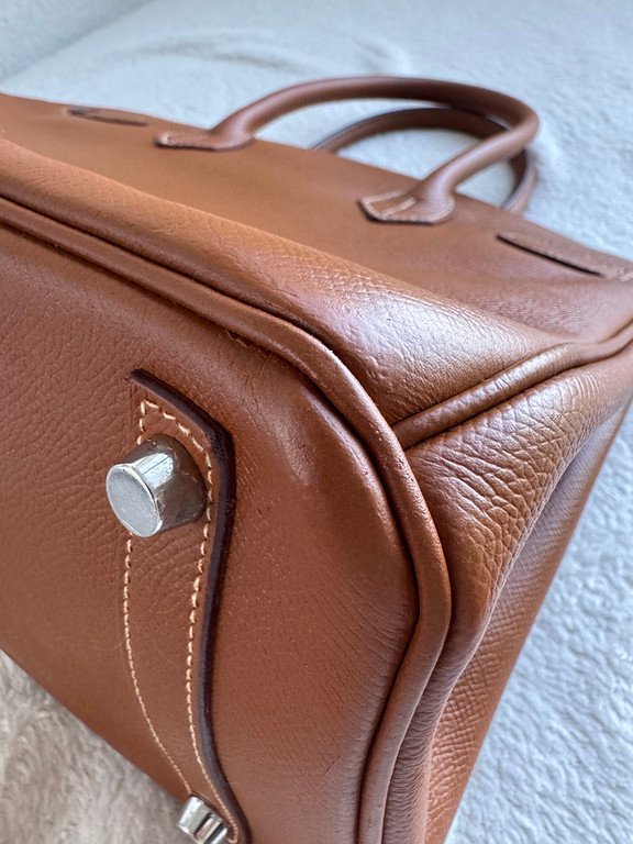 HERMES Gold Epsom Birkin 30 SHW - Image 11