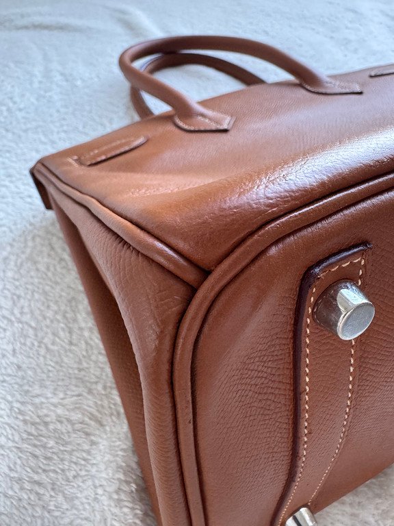 HERMES Gold Epsom Birkin 30 SHW - Image 12