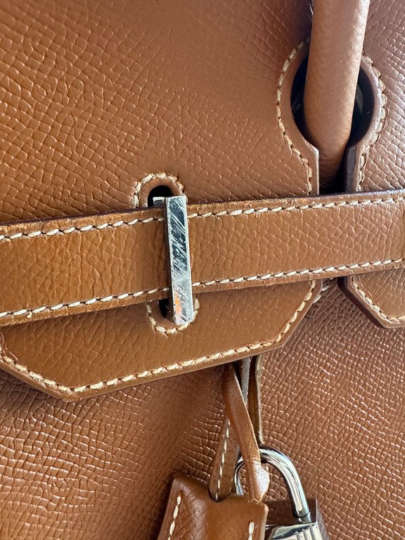 HERMES Gold Epsom Birkin 30 SHW - Image 23