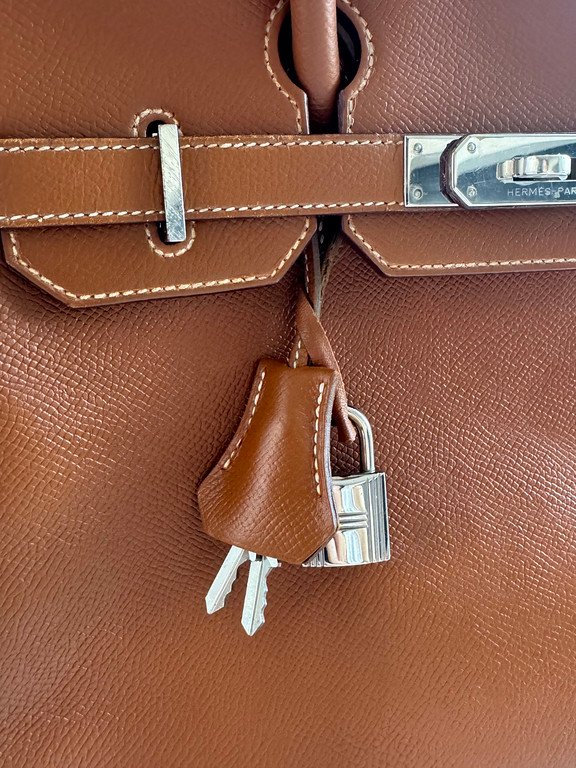 HERMES Gold Epsom Birkin 30 SHW - Image 13
